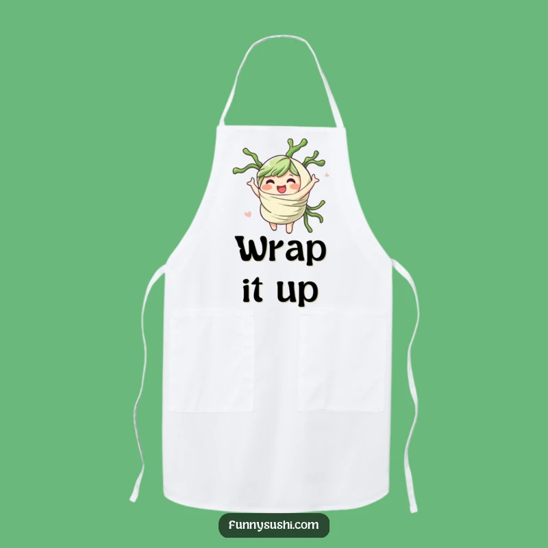 Funny Seaweed Wrap Apron: Spin Your Way Through Cooking Fun
