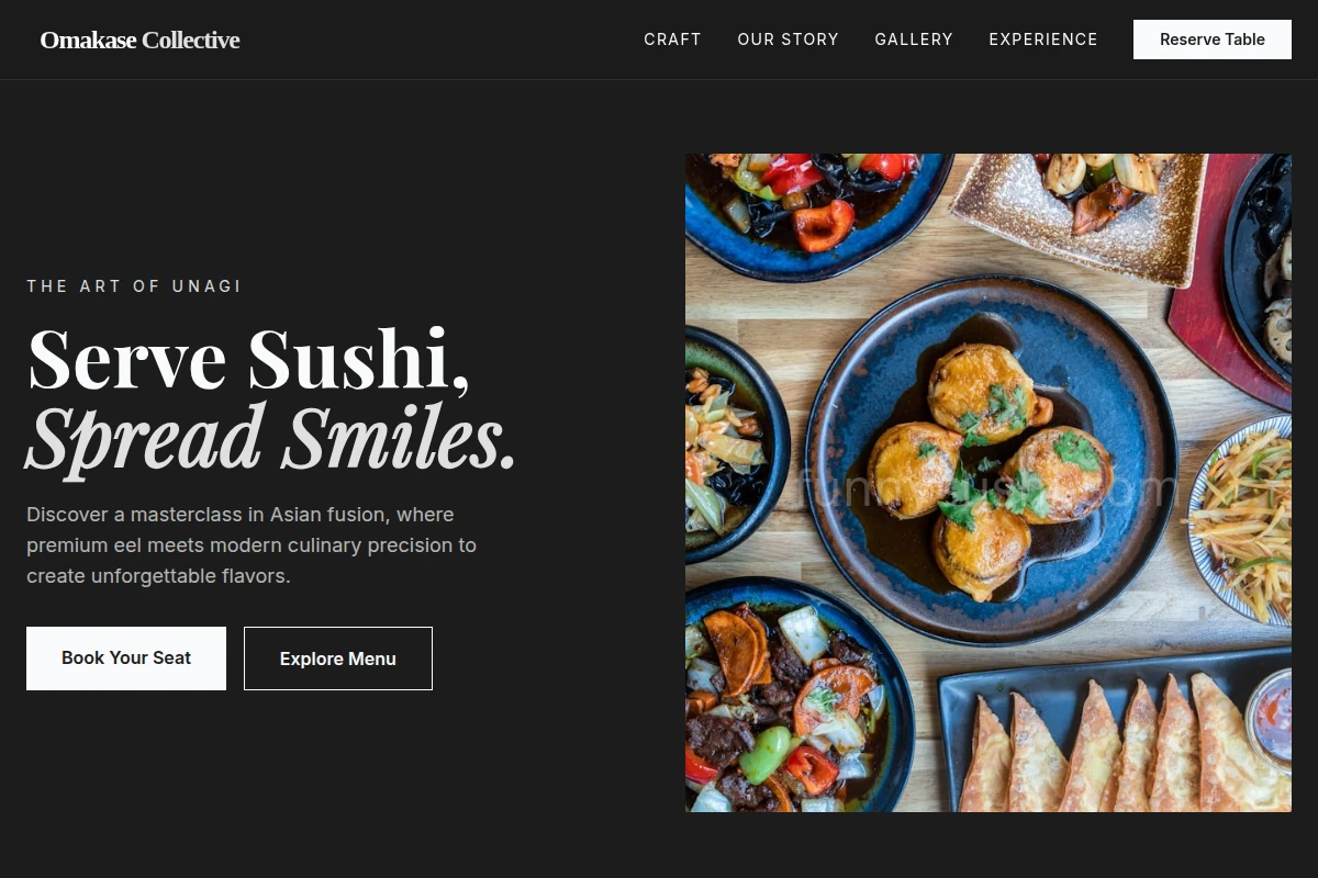Eel Asian Fusion Food