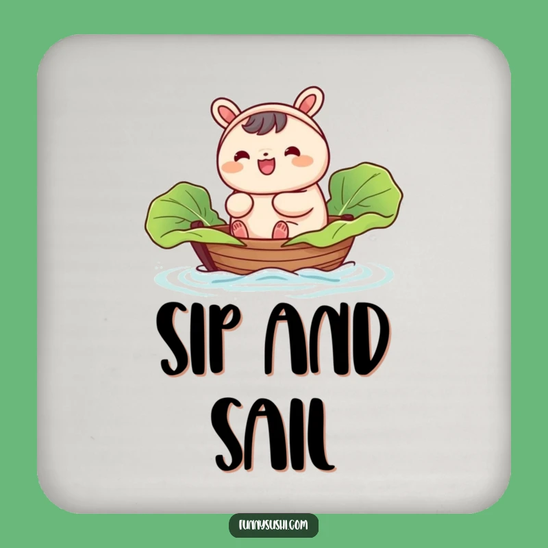 Funny Bao Bun Cabbage Boat Coaster: Protect Surfaces with Whimsical Charm