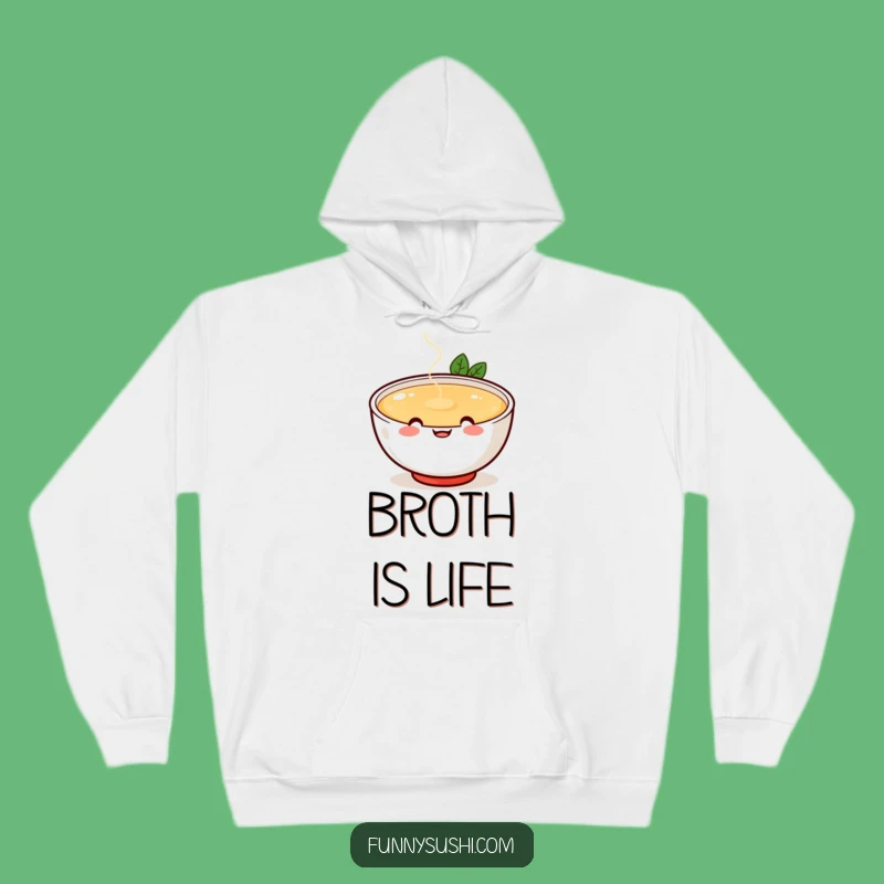 Cozy Funny Miso Soup Hoodie - Warm Comfort Food Gear