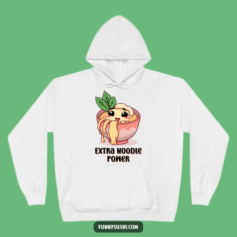 Cozy Funny Ramen Bowl Hoodie, Warm & Hilarious Noodle Lover Gift Apparel