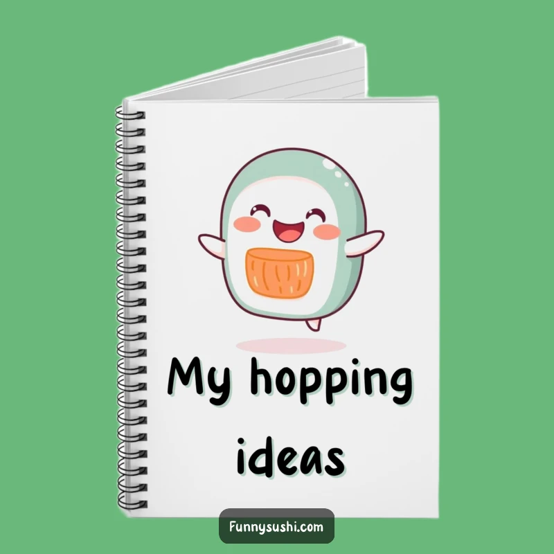 Funny Salmon Roll Notebook: Jot Down Your Joyful Ideas