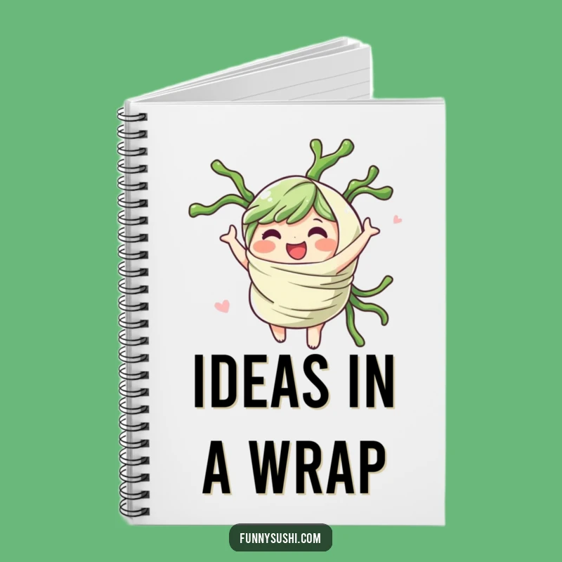 Funny Seaweed Wrap Notebook: Jot Down Your Gleeful Thoughts