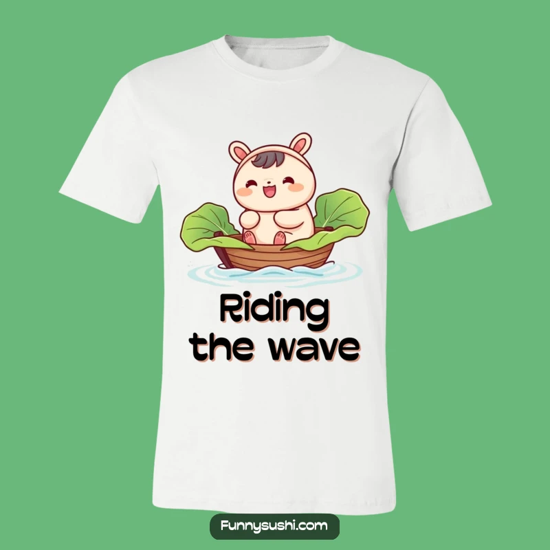 Funny Bao Bun Cabbage Boat T-Shirt: Wearable Whimsy for Food Lovers